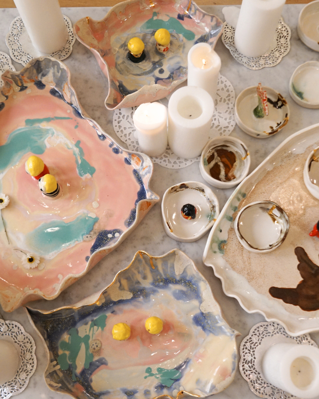 Mossy Steps Serving Platter