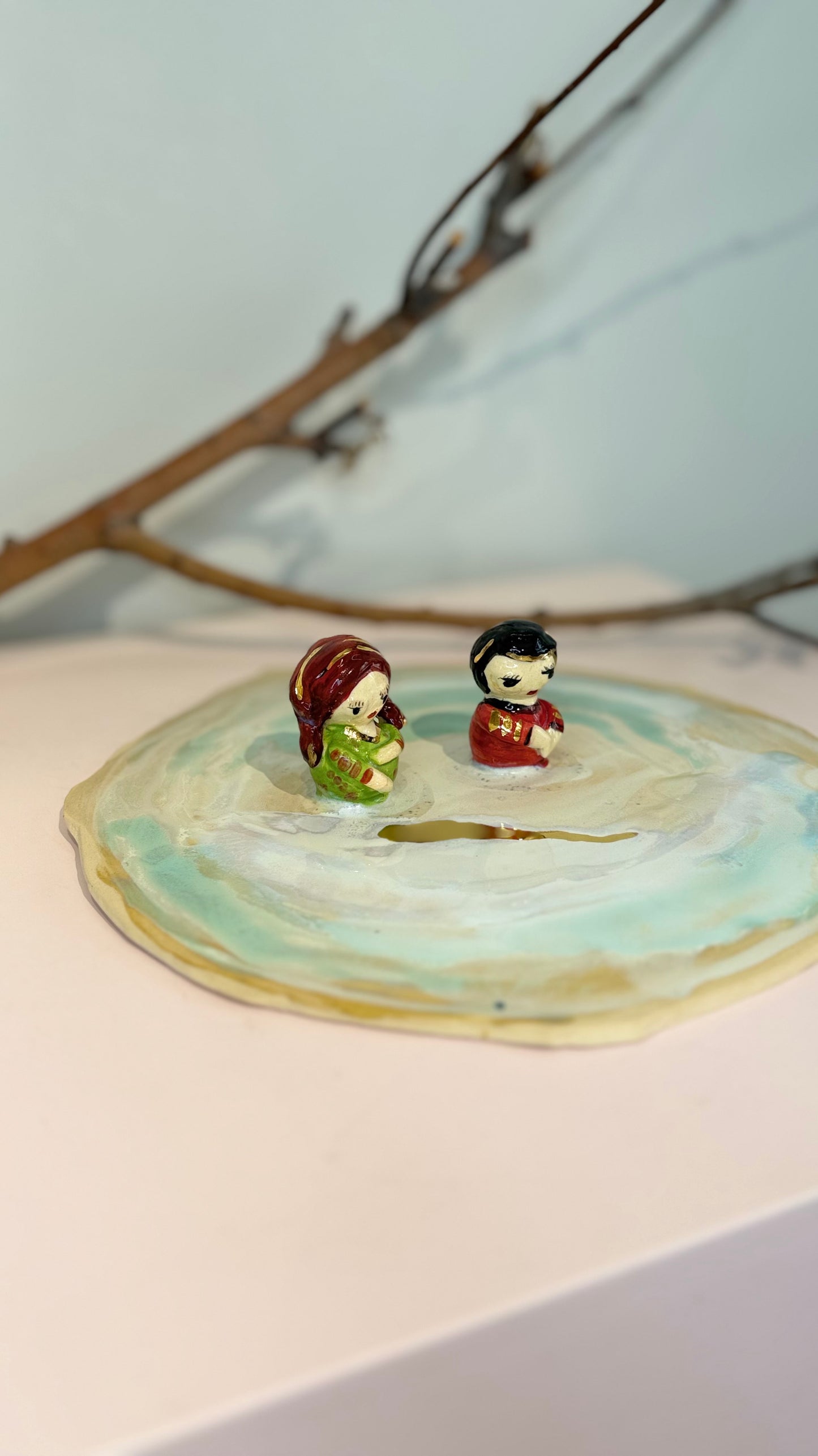 Whispering Line Cheese Serving Platter
