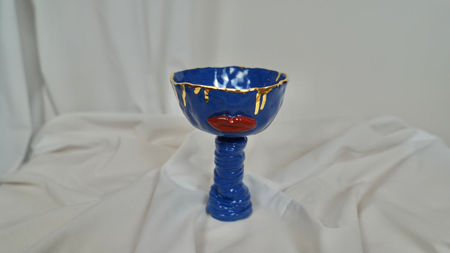 Lips Candle Holder in Porcelain