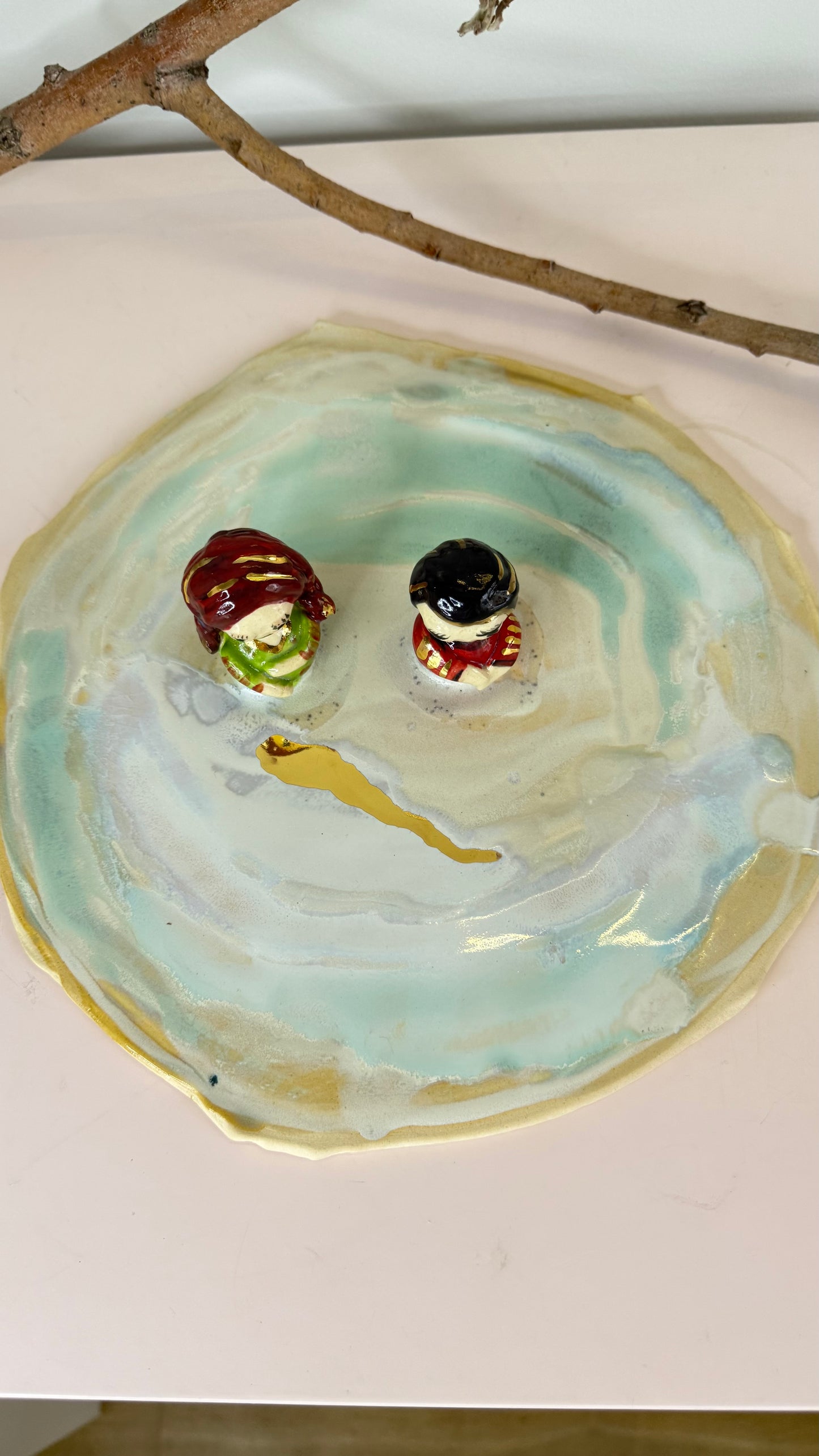 Whispering Line Cheese Serving Platter