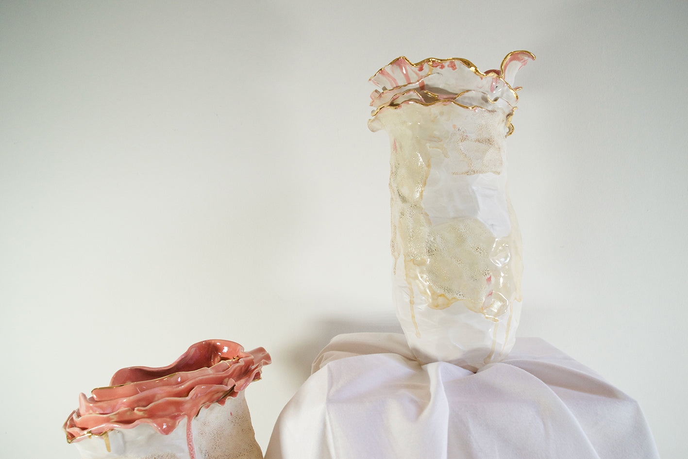 Olé Textured Coral and Beige