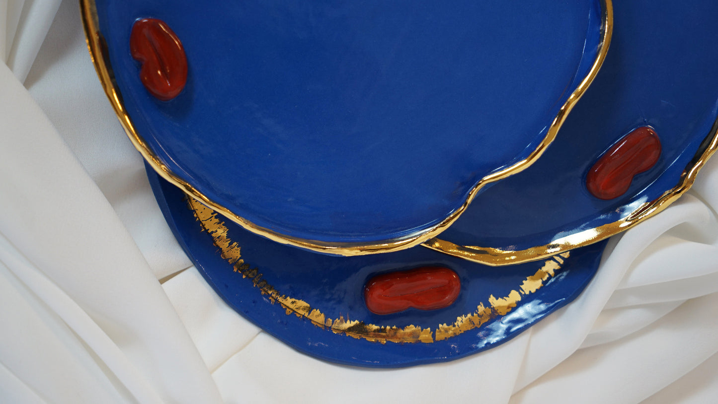Lips Dinner Plate _ Color Variations