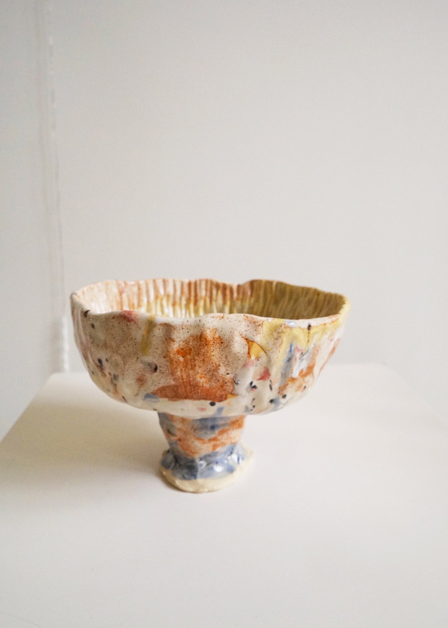 Earthy Scenery Vessel in Stoneware