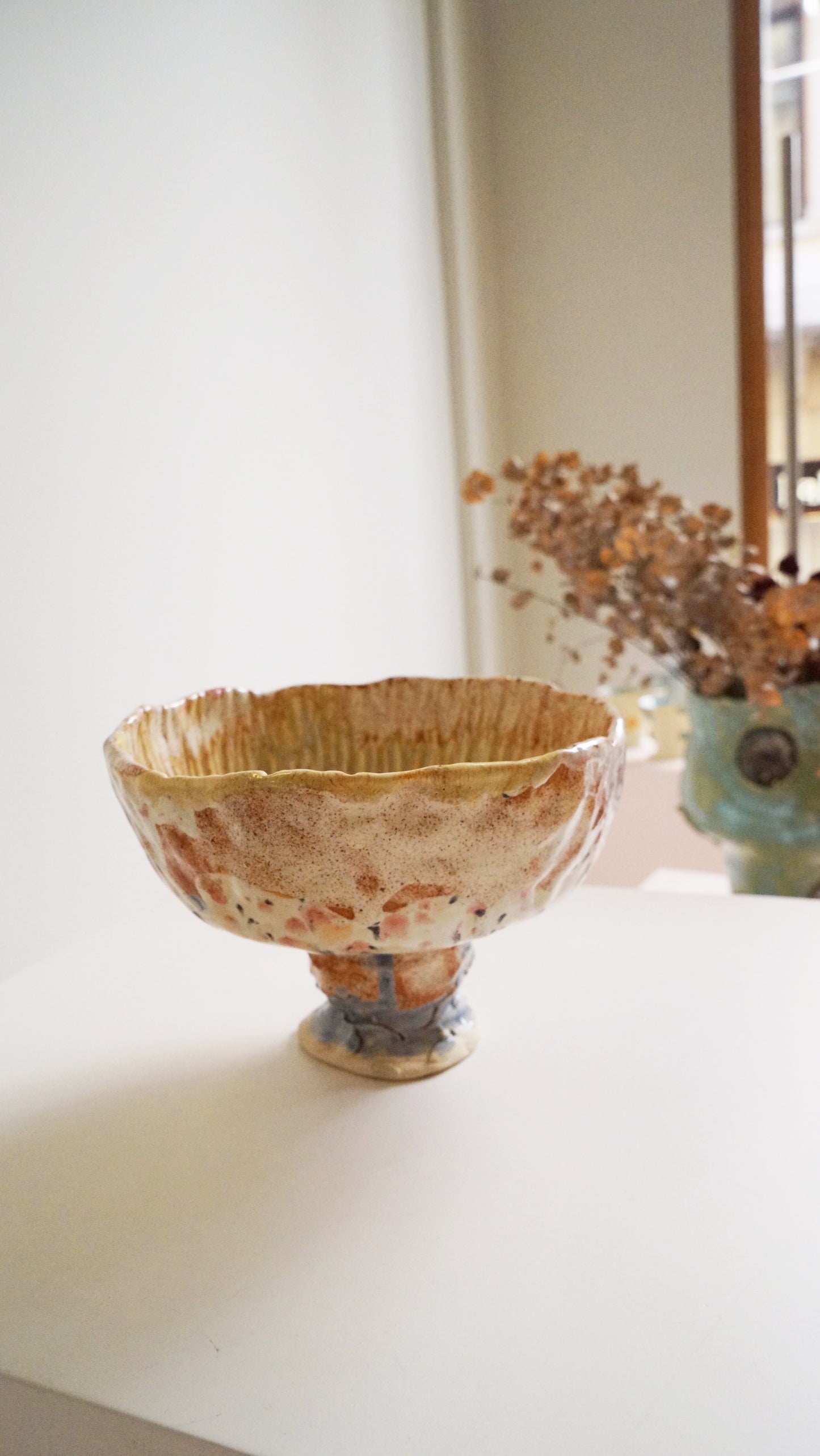 Earthy Scenery Vessel in Stoneware