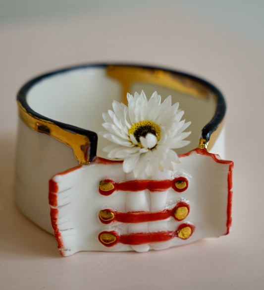 Midnight Whisper Porcelain Candy Holder