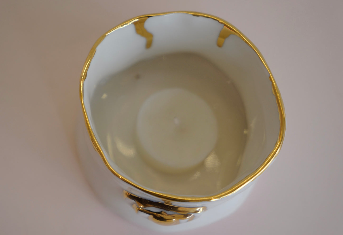 Lips Golden Secret Porcelain Candy Holder