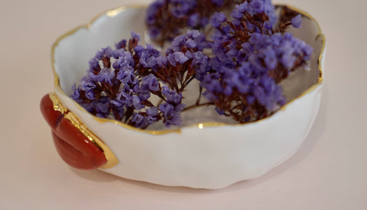 Kiss Me Porcelain Bowl