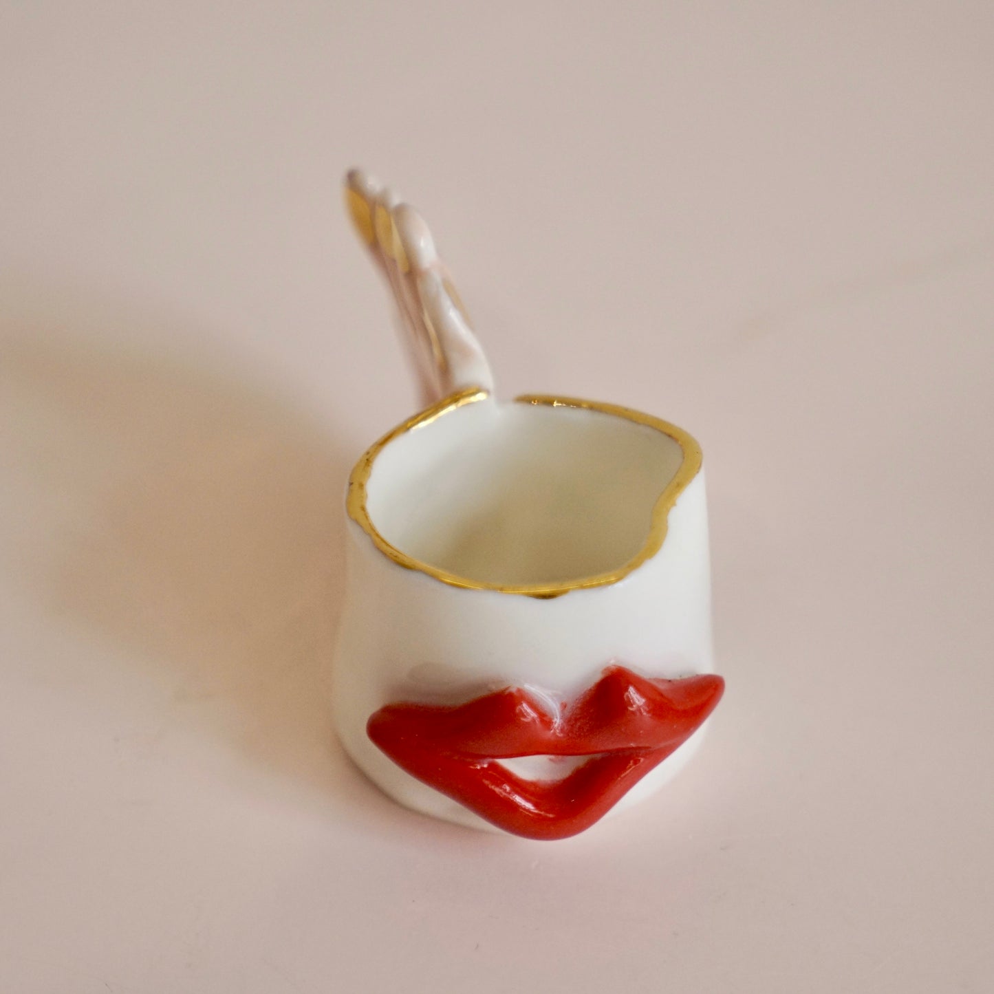 Lips Espresso Kiss Porcelain Cups