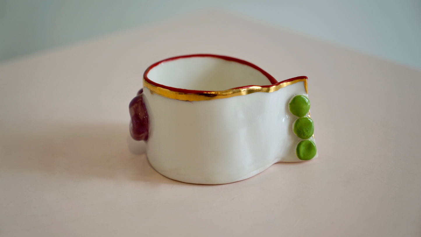 Lips Femme Fatale Porcelain Candy Holder