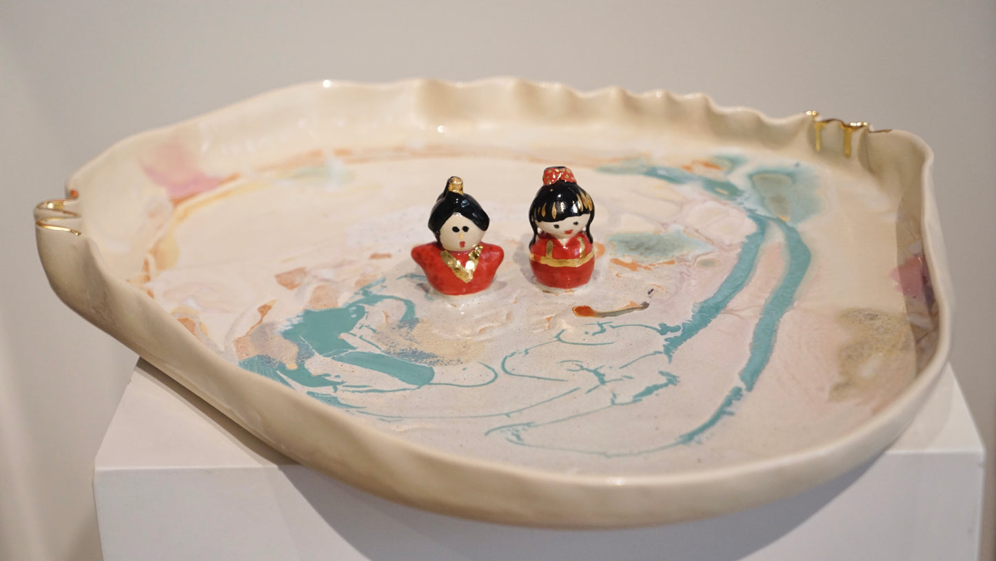 Moss Garden Serving Platter