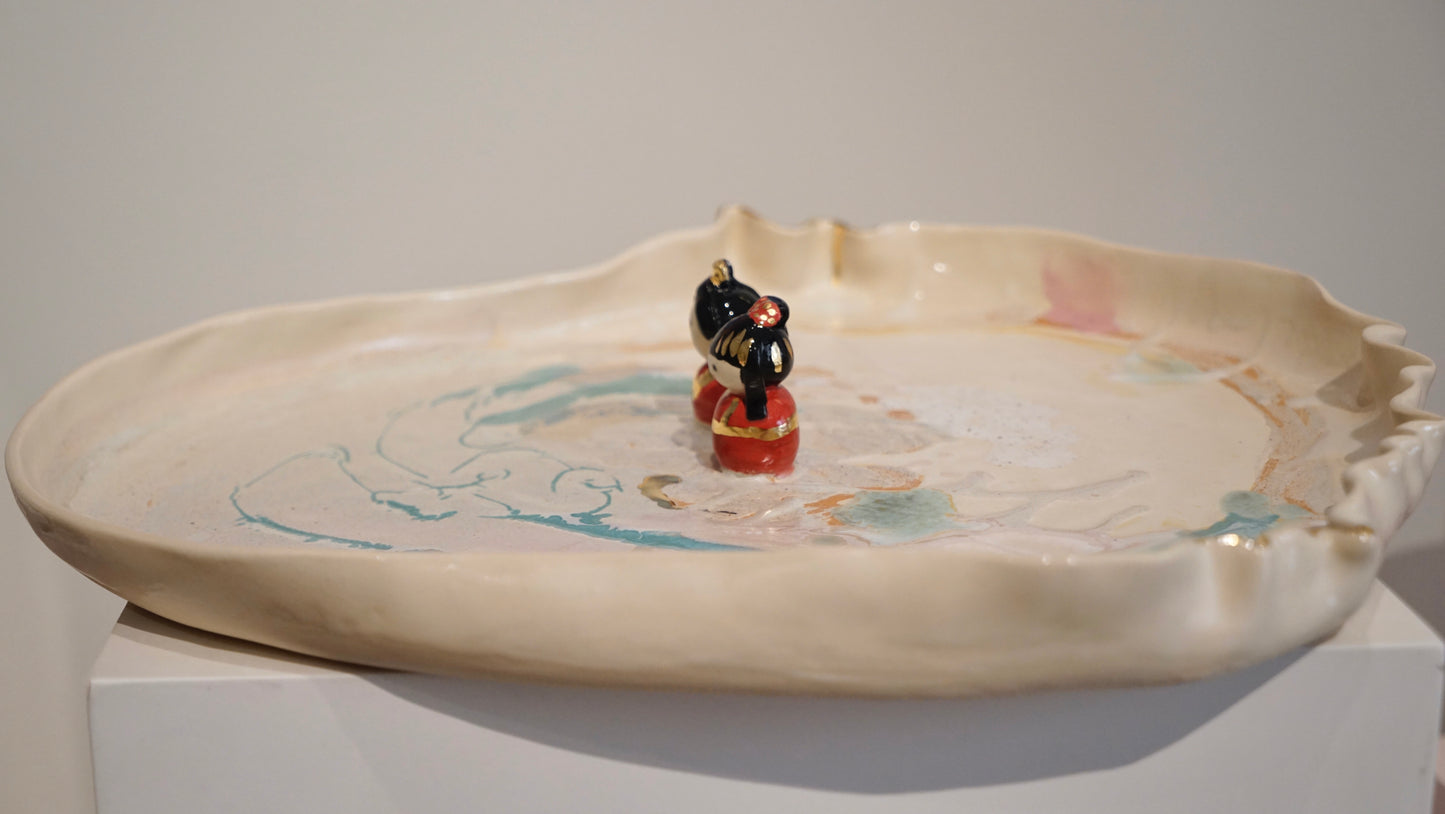 Moss Garden Serving Platter