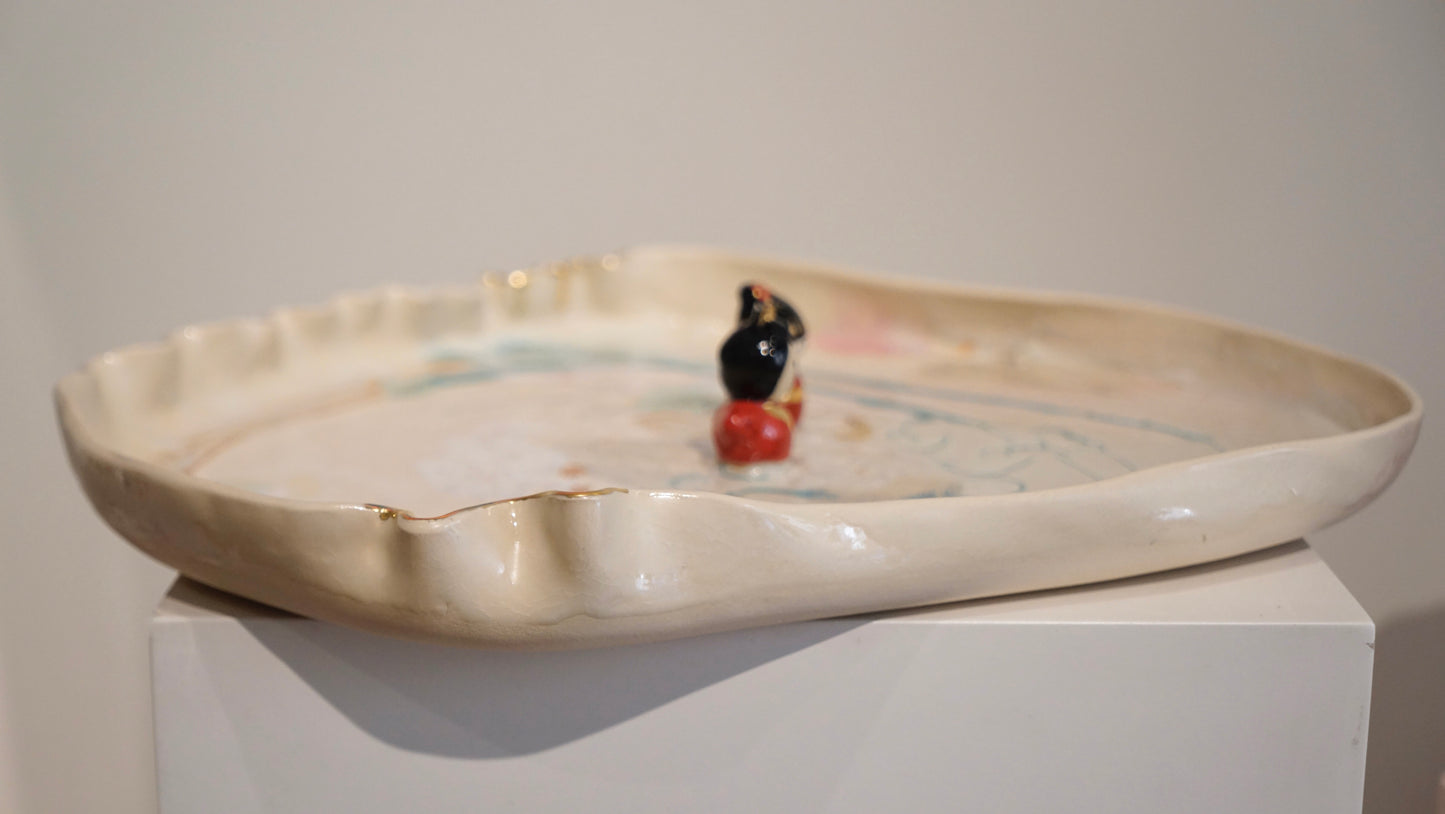 Moss Garden Serving Platter