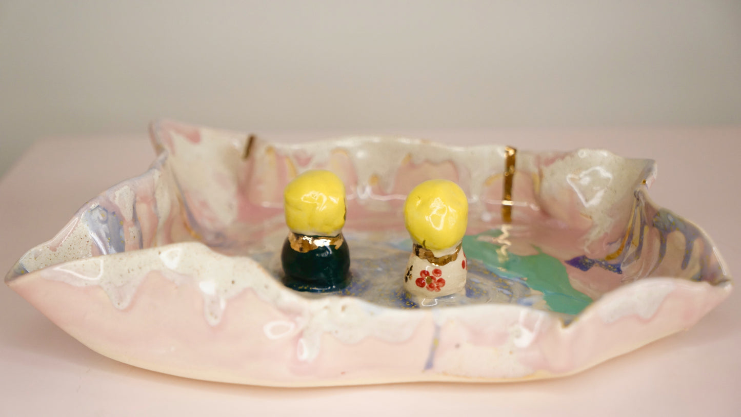 Rainbow After Rain Serving Platter