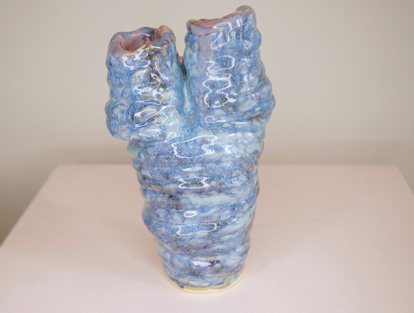 Ikebana Blue Vase