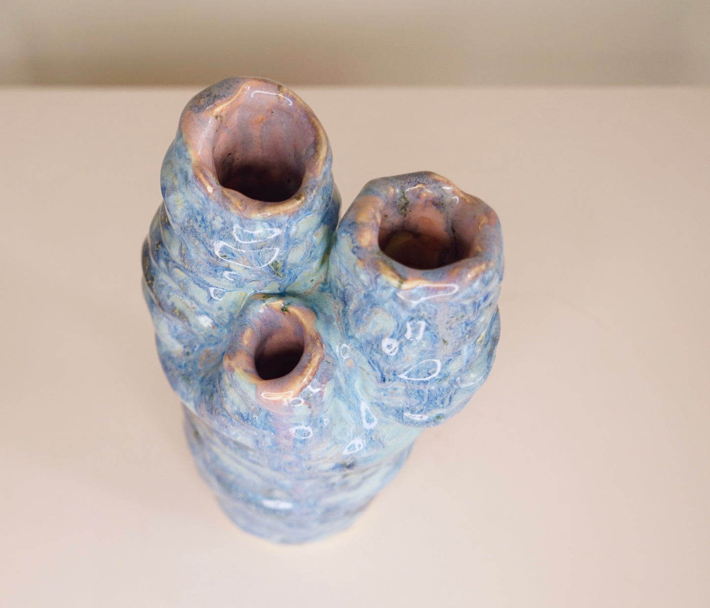 Ikebana Blue Vase