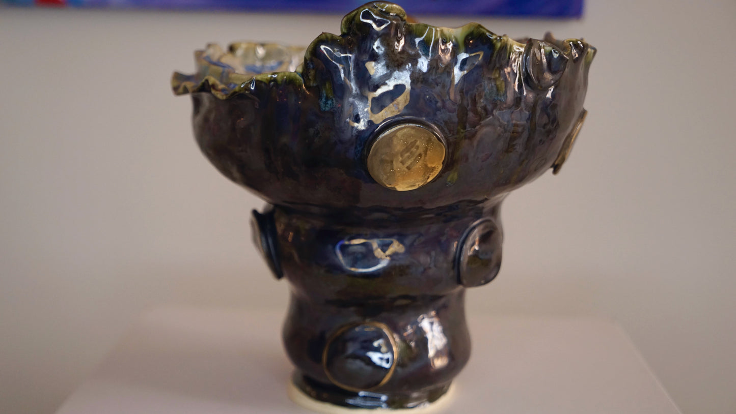 OLé Guilded Mirror Vase