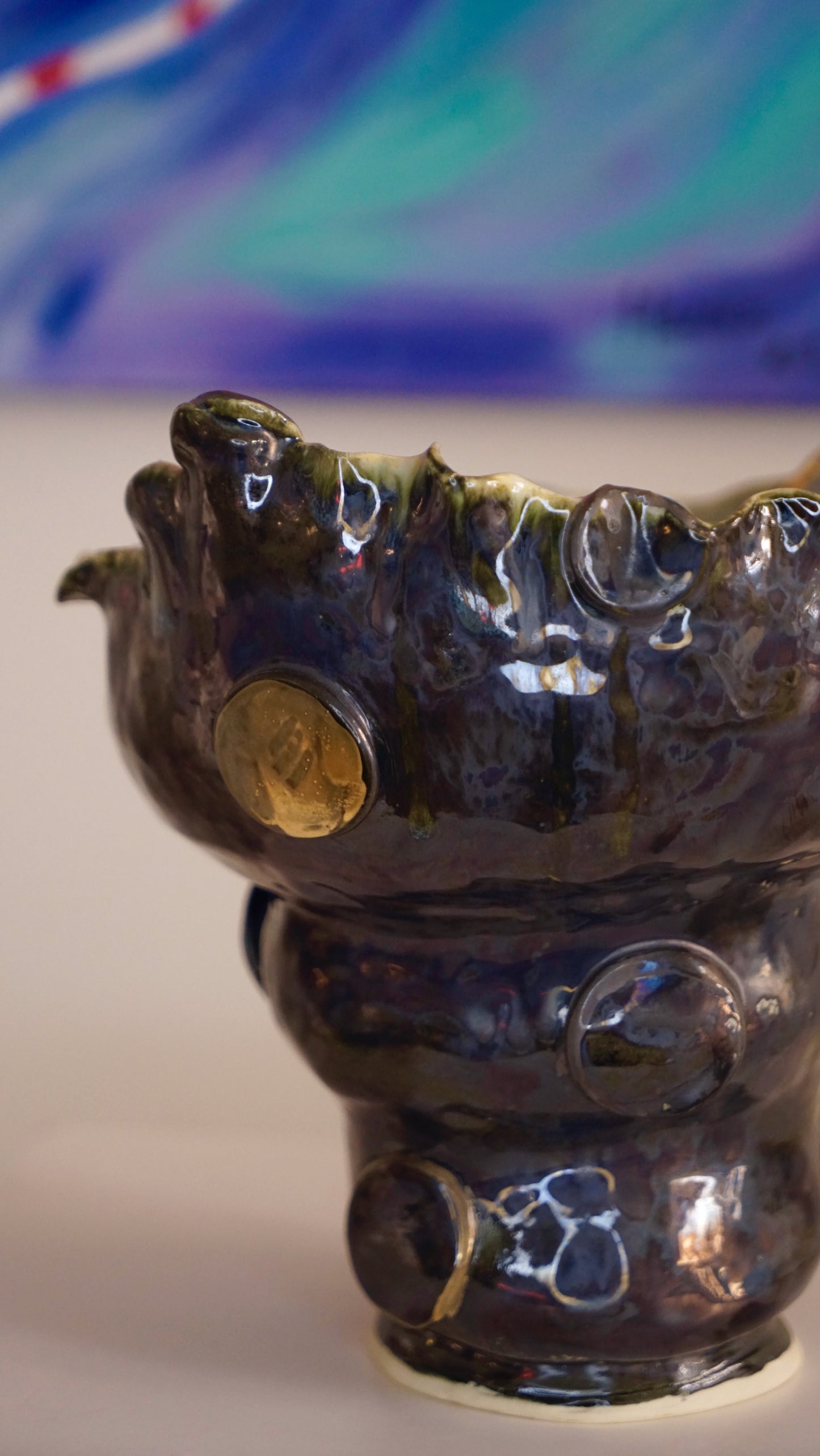 OLé Guilded Mirror Vase
