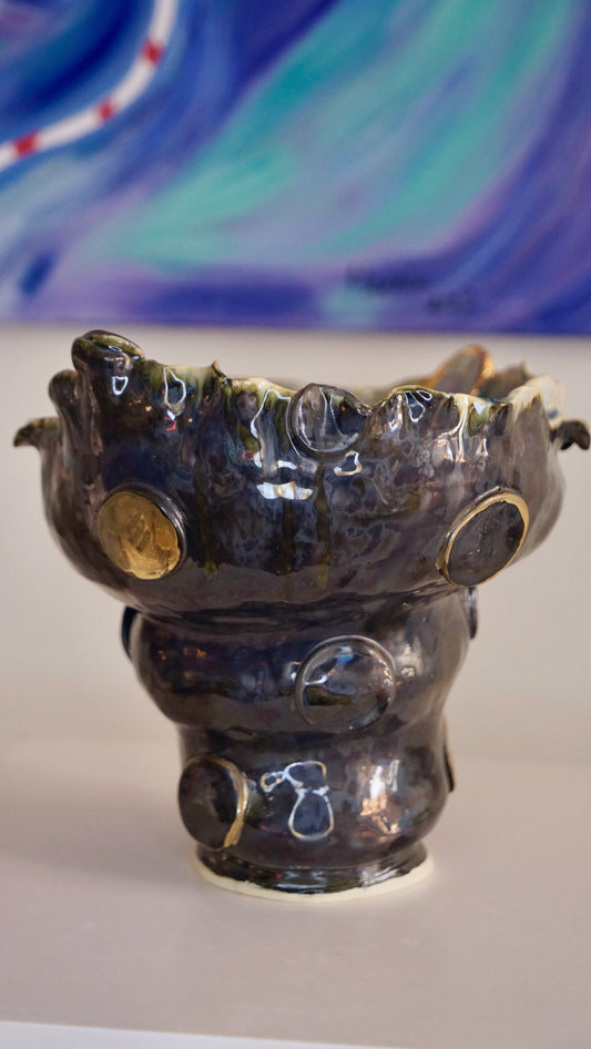 OLé Guilded Mirror Vase