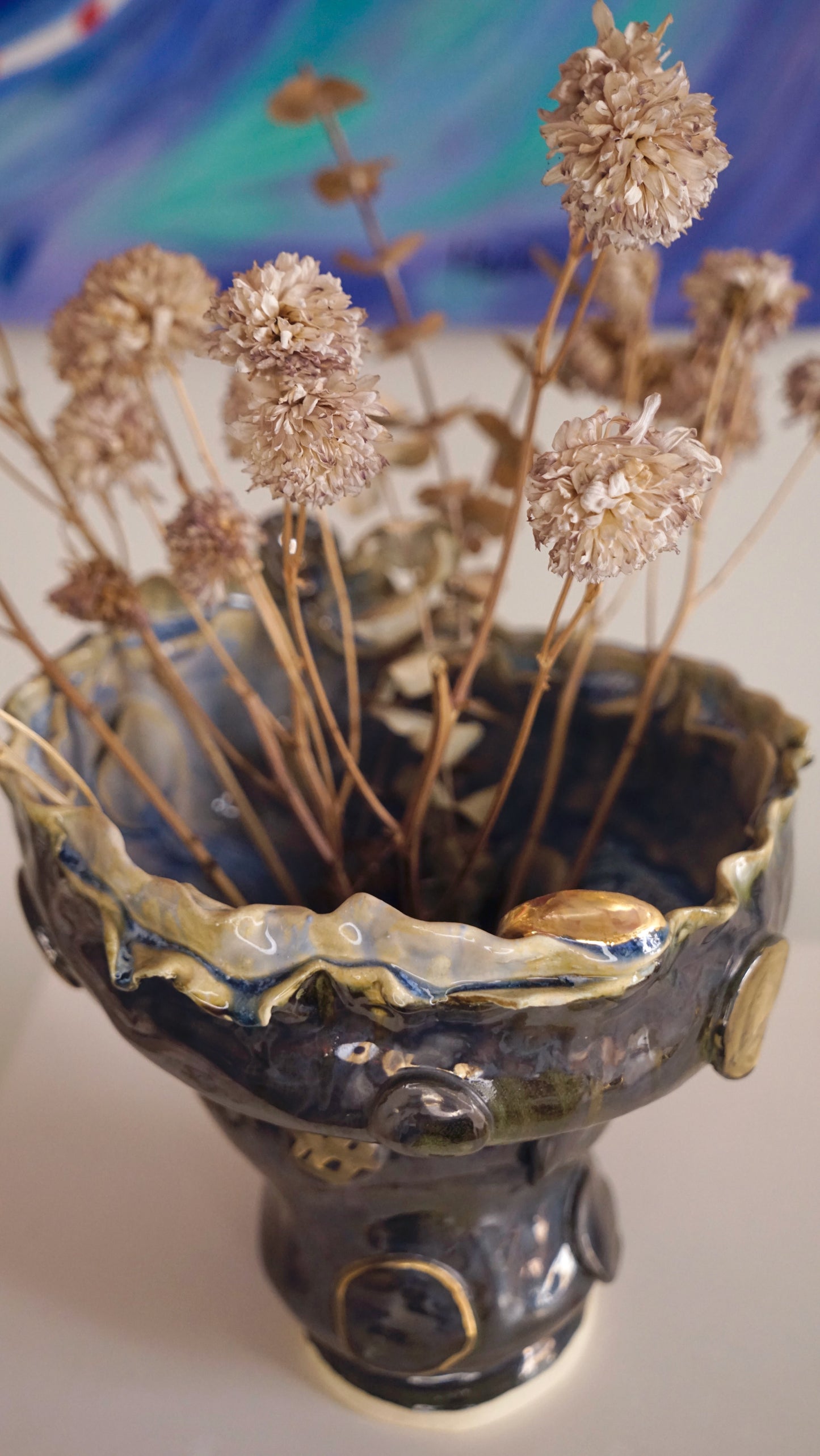 OLé Guilded Mirror Vase