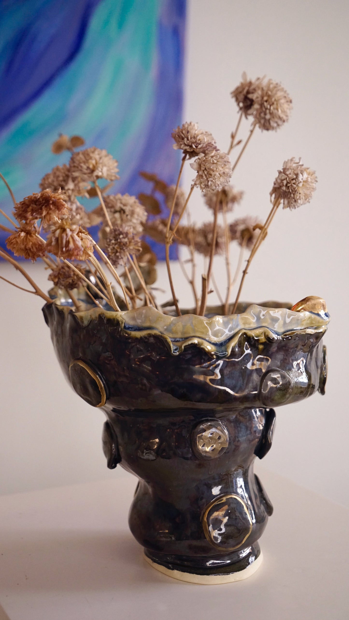 OLé Guilded Mirror Vase