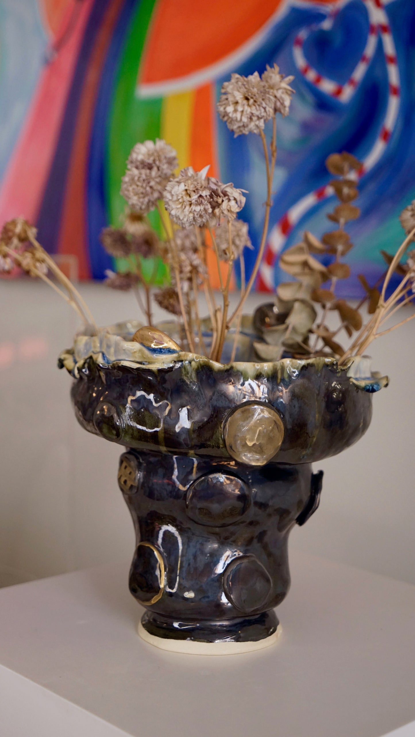 OLé Guilded Mirror Vase