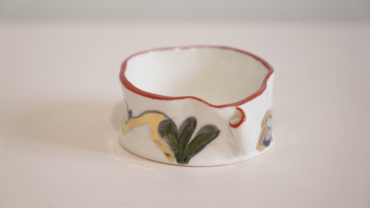 Noir Lips Porcelain Candy holder