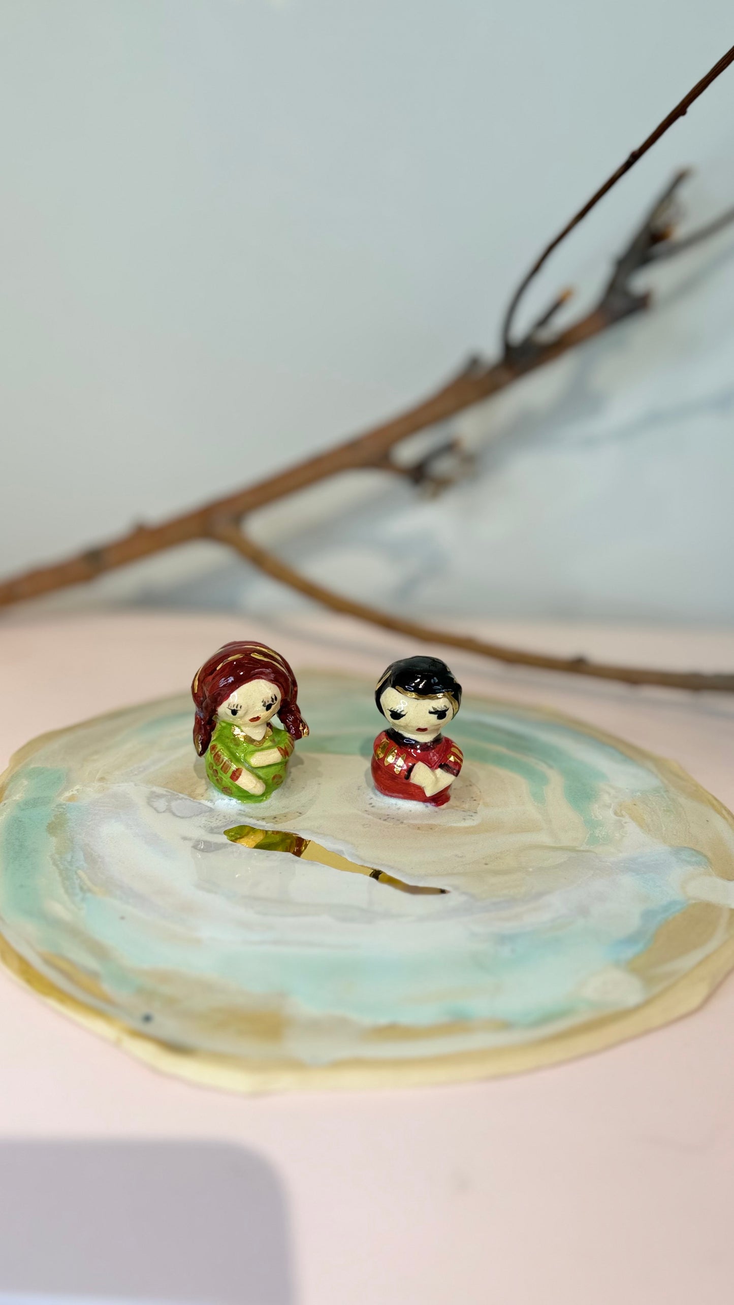 Whispering Line Cheese Serving Platter