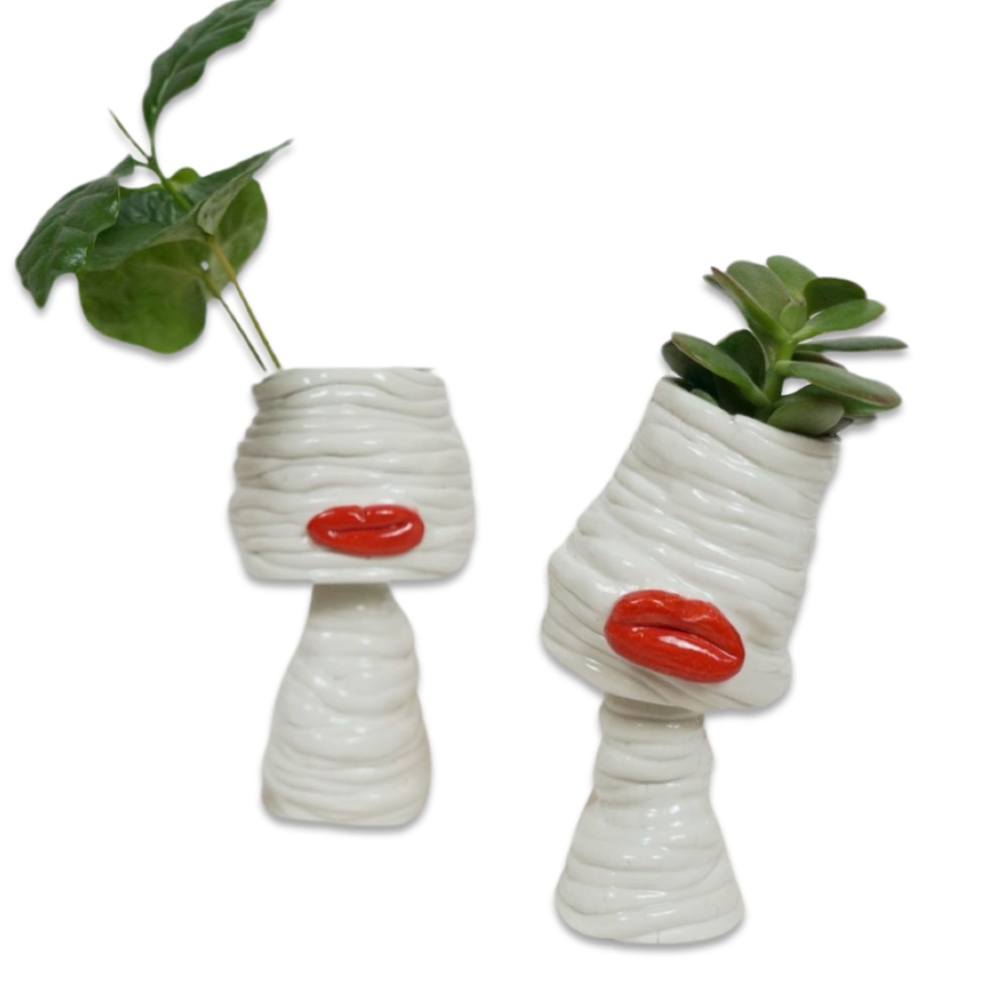 Lips Plant Holder Duo