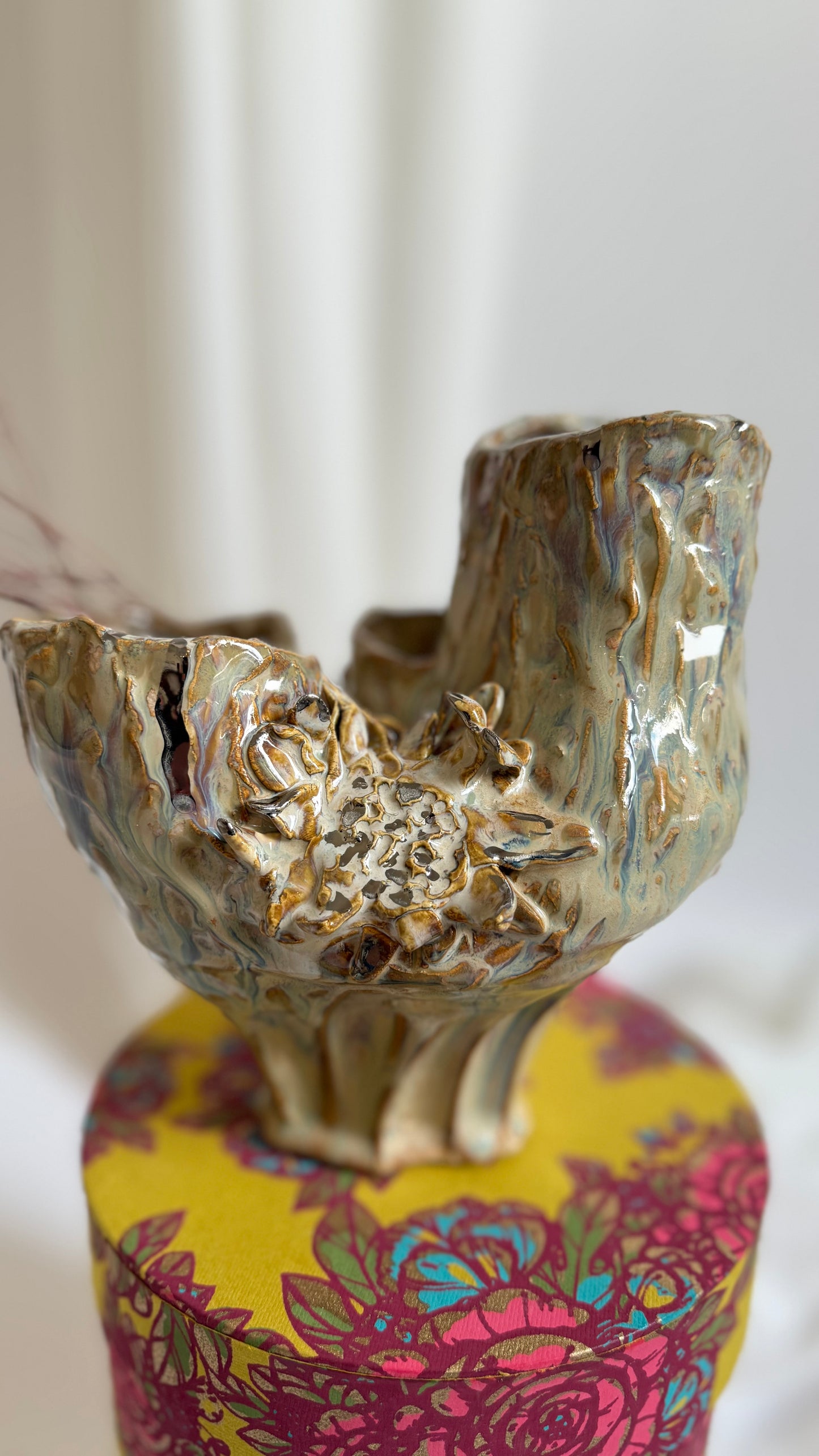 Naive Collection Vase in Earthy Beige by Hania Jneid