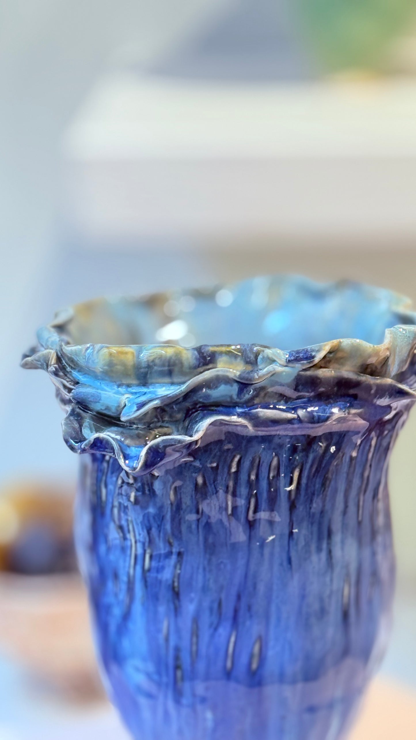 Olé Night Blue Vase