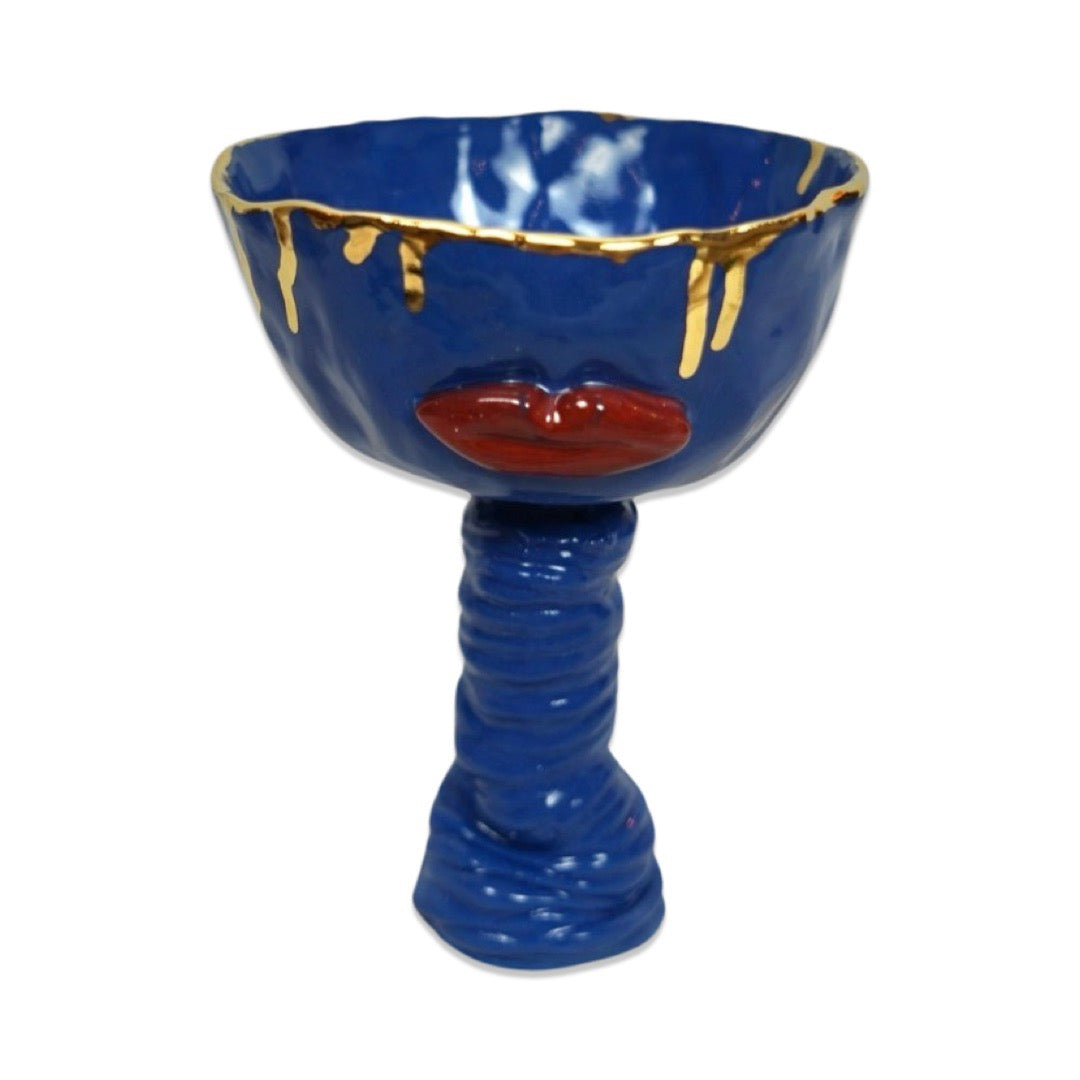 Lips Candle Holder in Porcelain