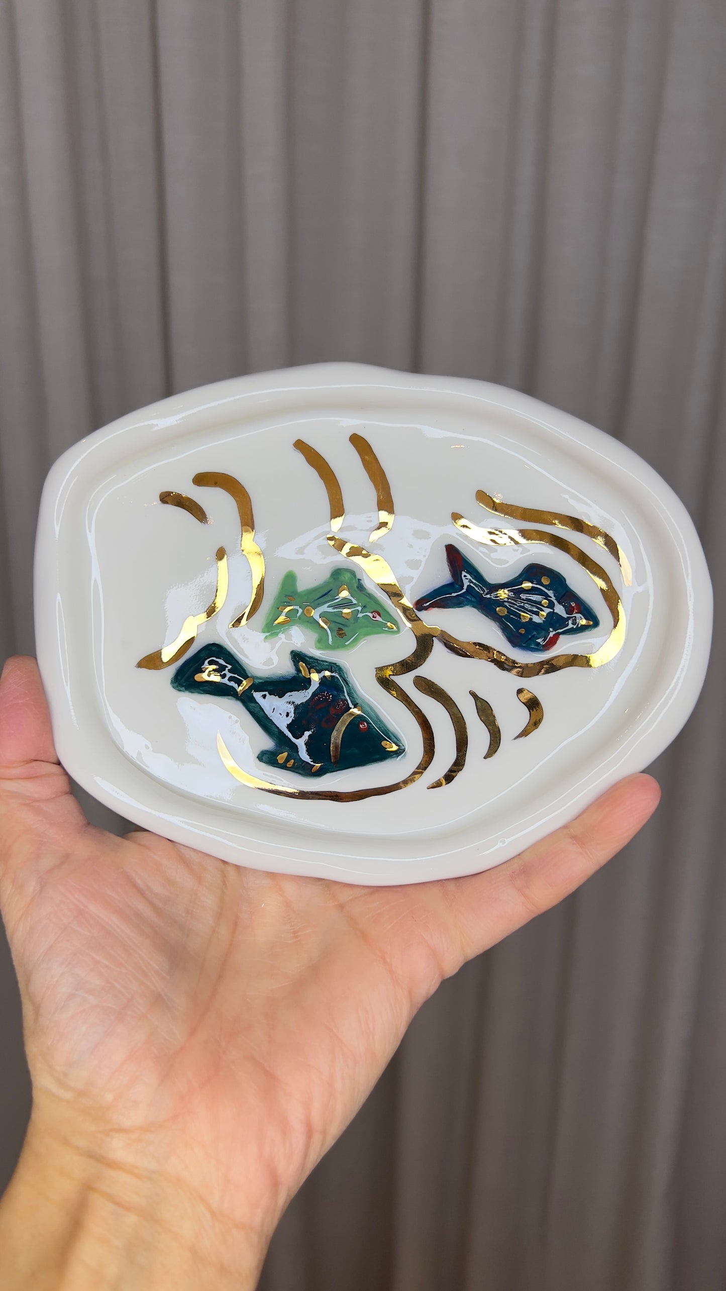 Marin Moment Ashtray in White Porcelain