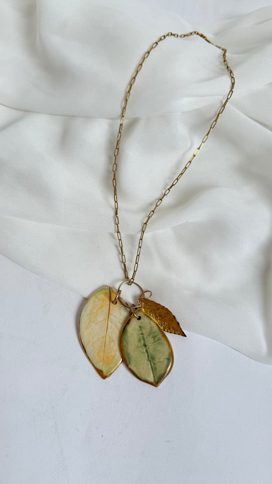 Terrafoil Porcelain and Silver Pendant