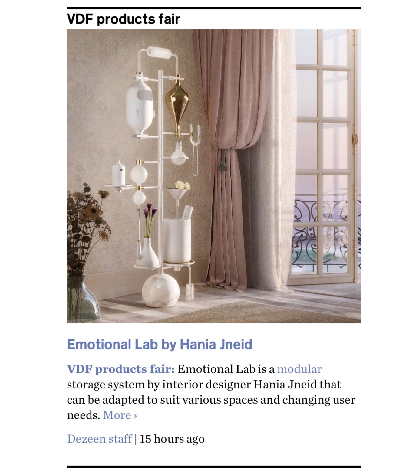 The Emotional Lab Light in white