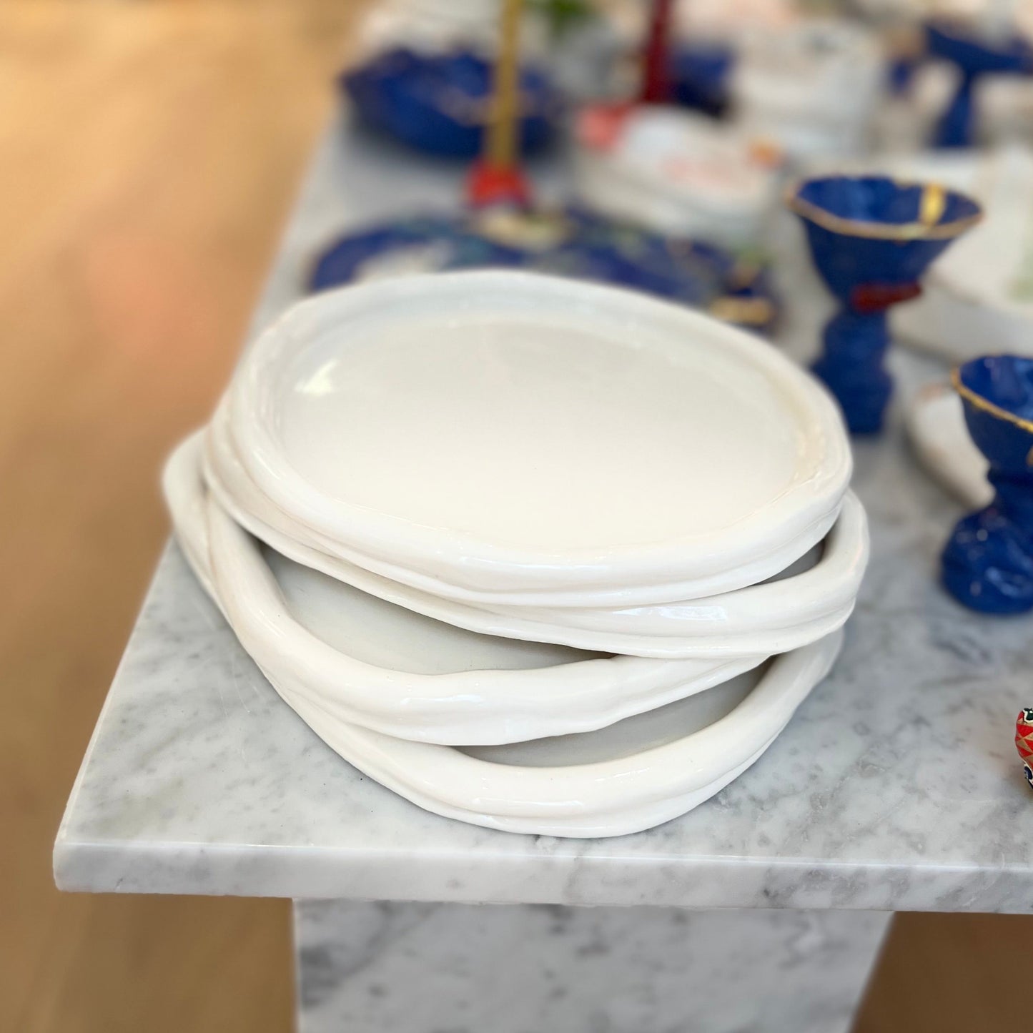 White Porcelain Dinner Set of 6