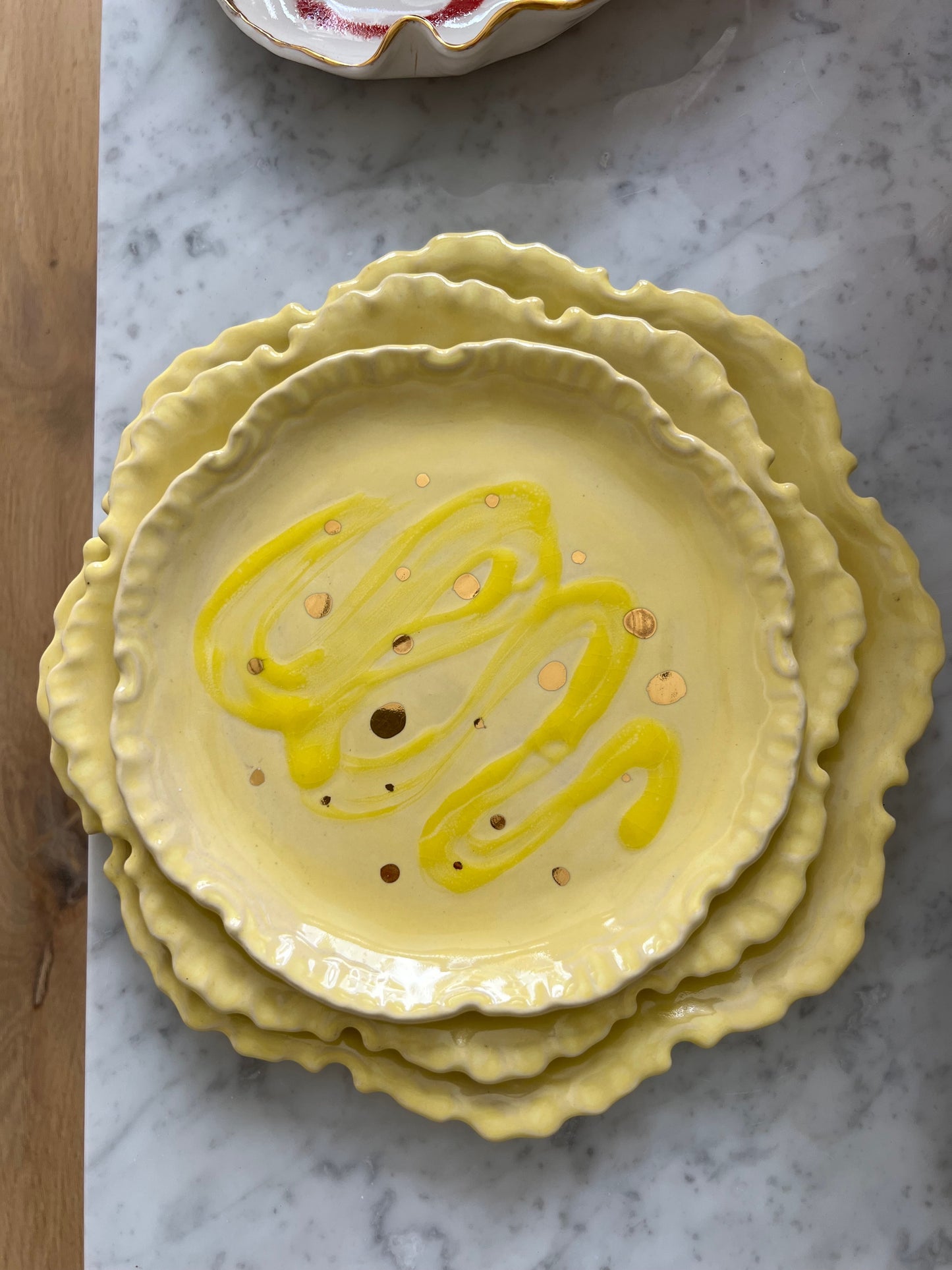 Yellow Candy Plater Set