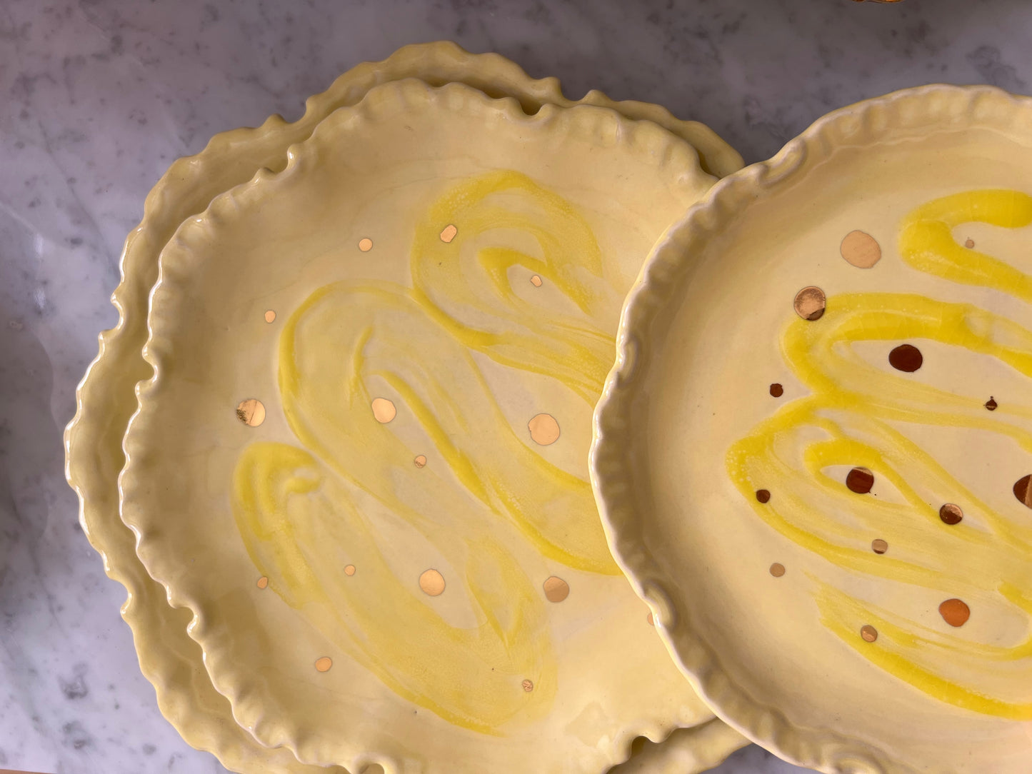 Yellow Candy Plater Set