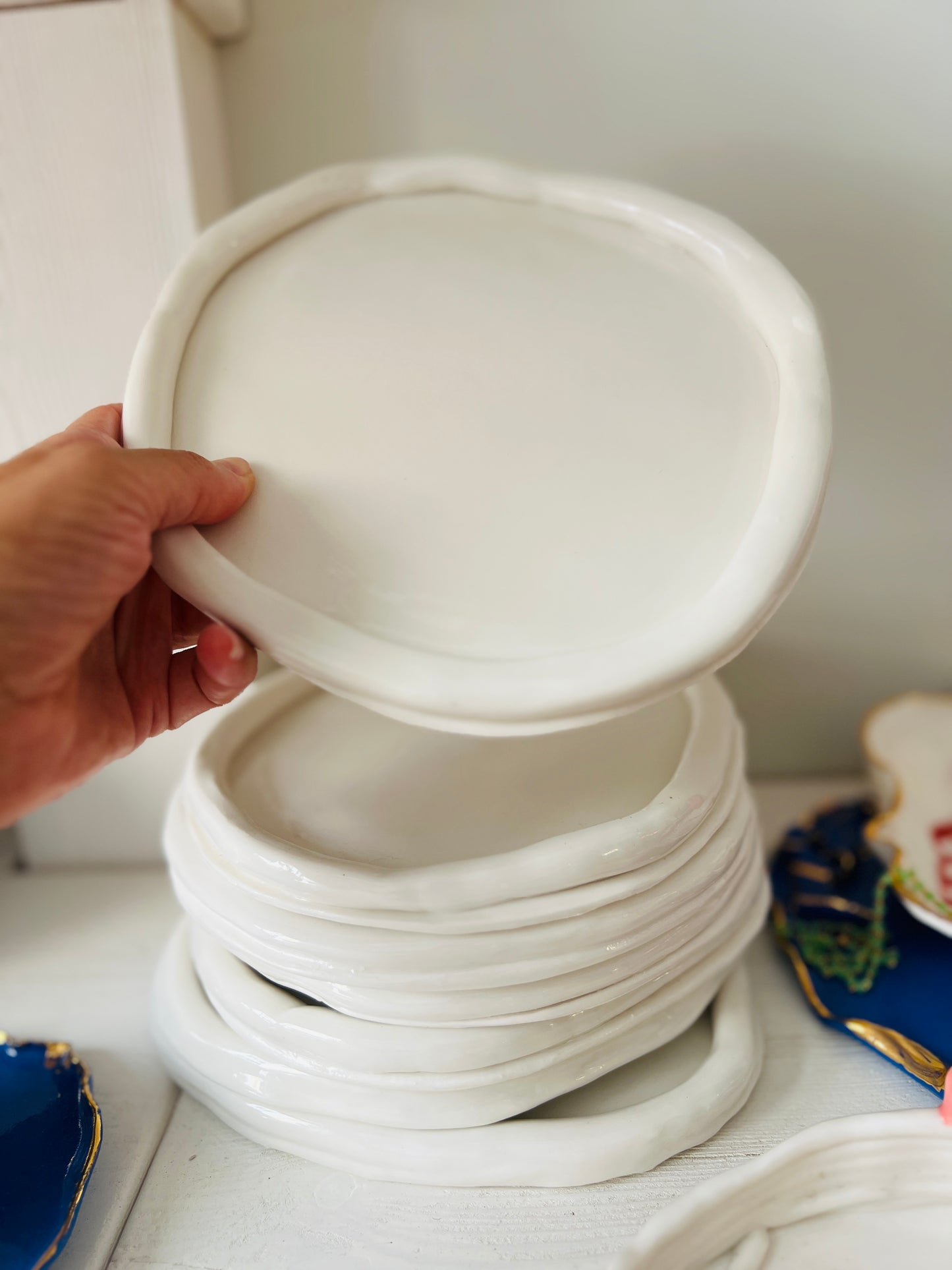 White Porcelain Dinner Set of 6