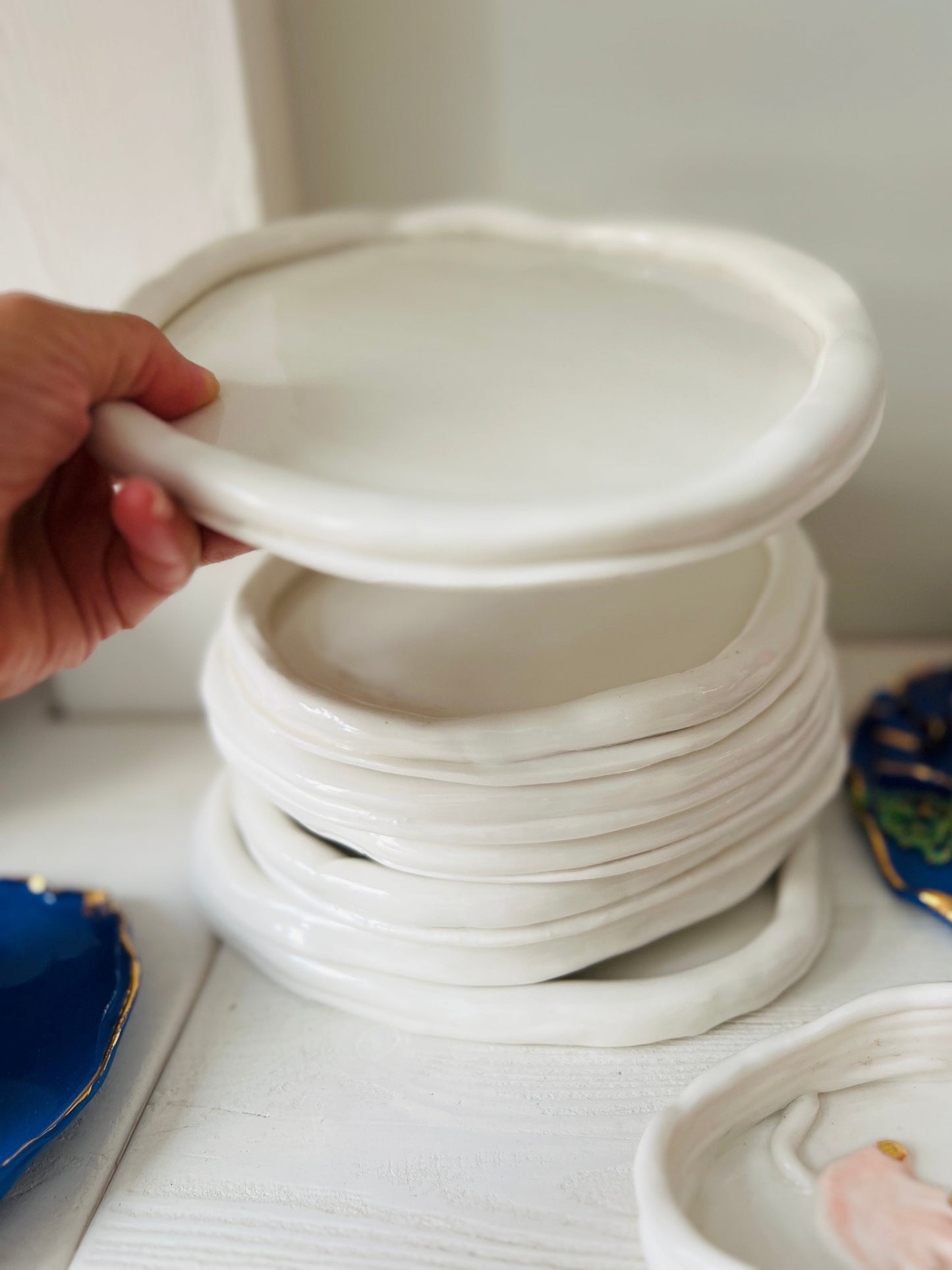 White Porcelain Dinner Set of 6