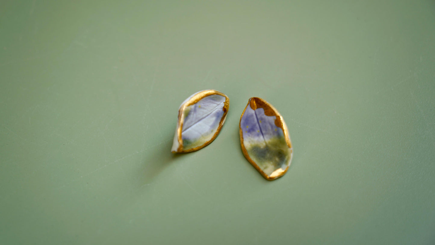 Wind Echo Porcelain Earrings