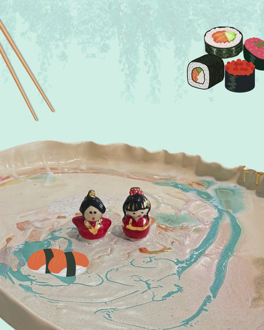 Moss Garden Serving Platter