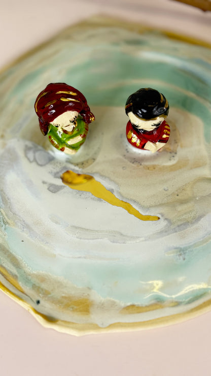 Whispering Line Cheese Serving Platter