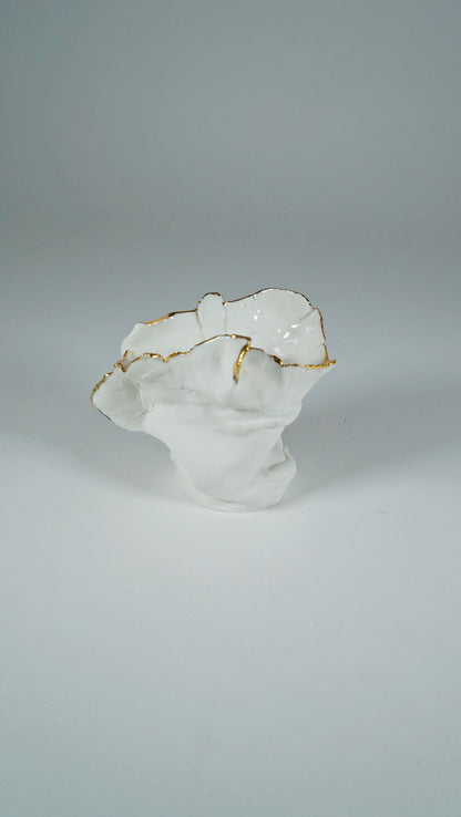 White Porcelain Candle Holder No 1