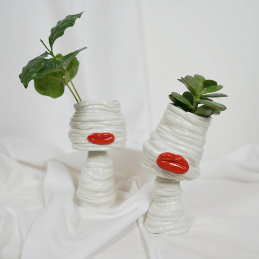 Lips Plant Holder Duo