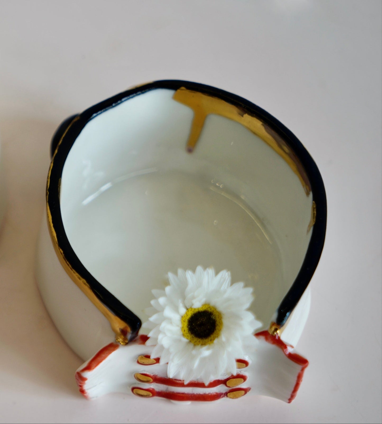 Midnight Whisper Porcelain Candy Holder