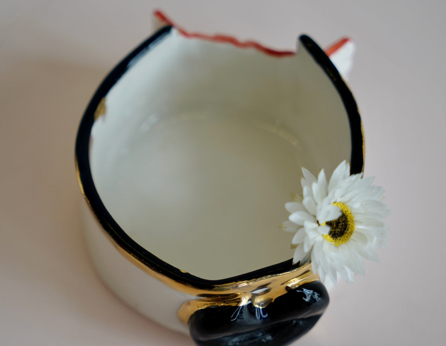Midnight Whisper Porcelain Candy Holder
