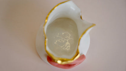 La Bouche Porcelain Candel Holder