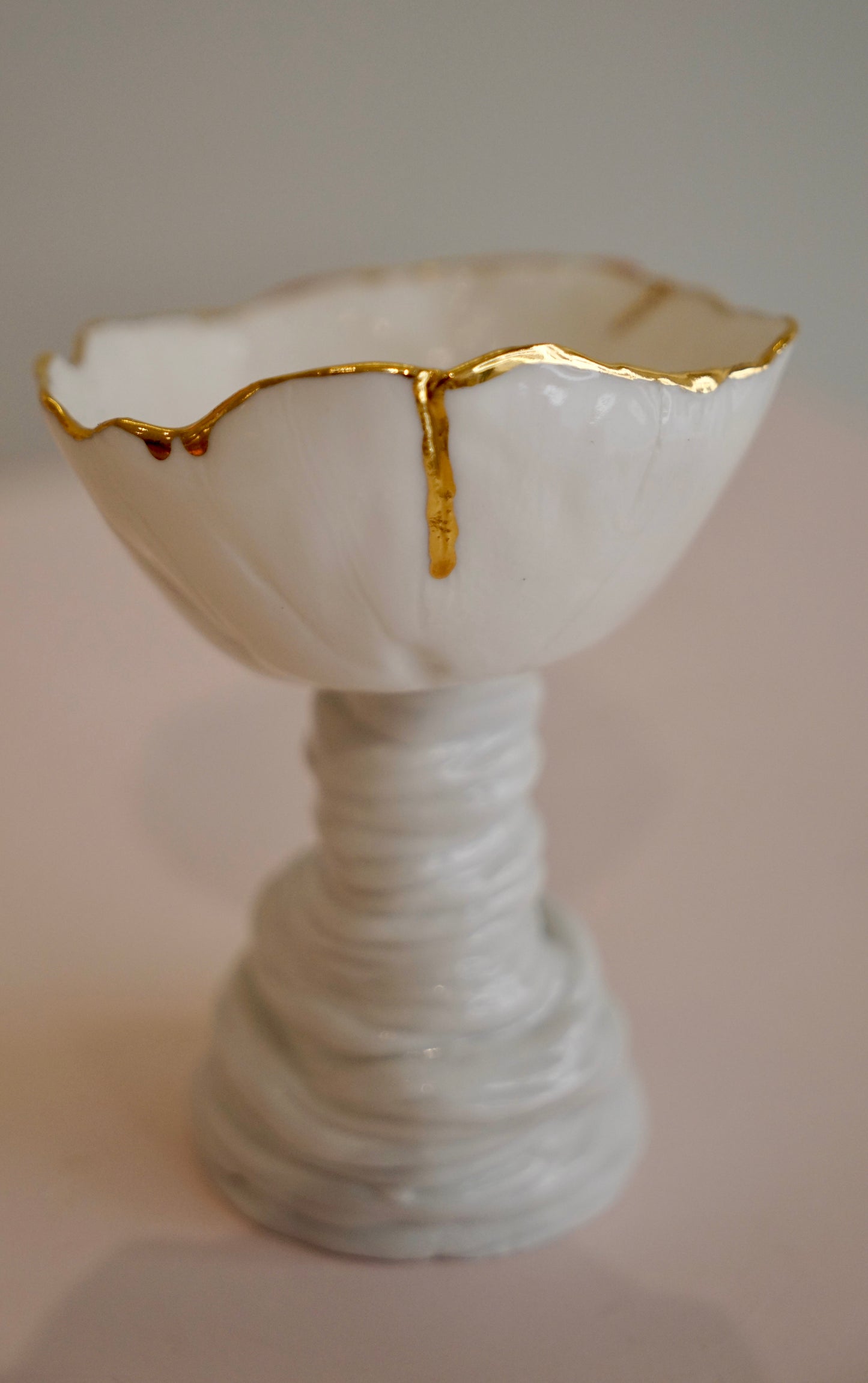 Lips First Kiss Porcelain Candle Holder