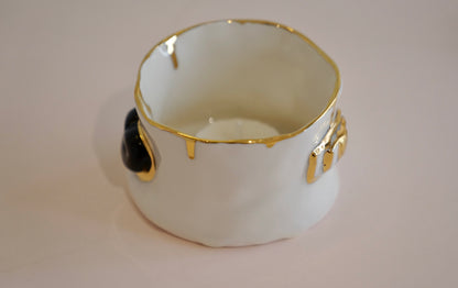 Lips Golden Secret Porcelain Candy Holder