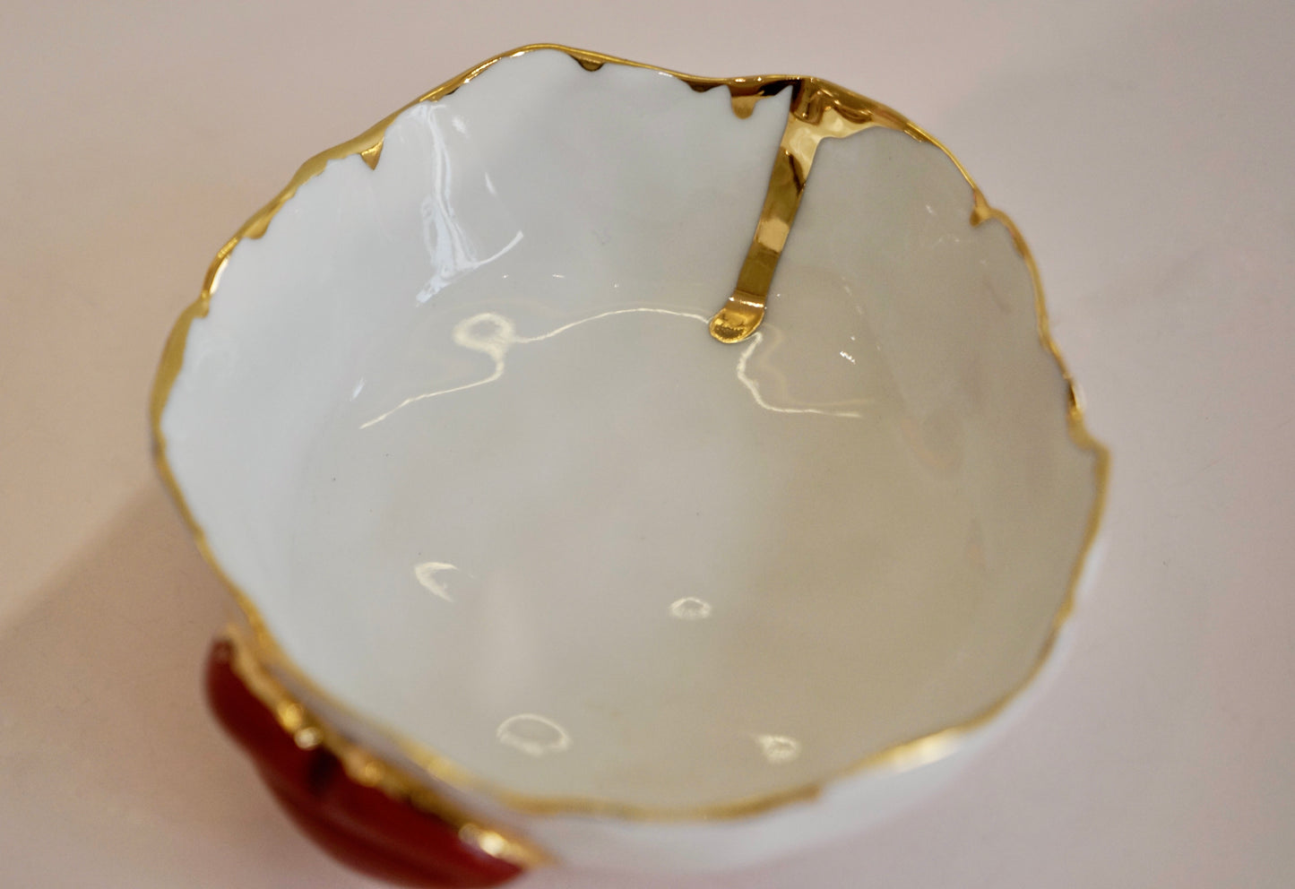 Lips Kiss Me Porcelain Bowl